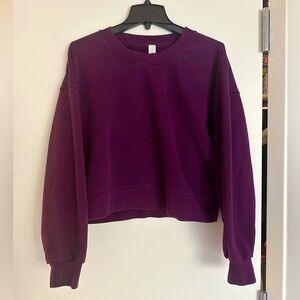 Lululemon “perfectly oversized” crop sweatshirt